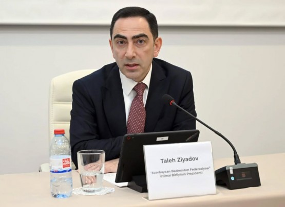 Taleh Ziyadov yenidən Azərbaycan Badminton Federasiyasının prezidneti seçilib